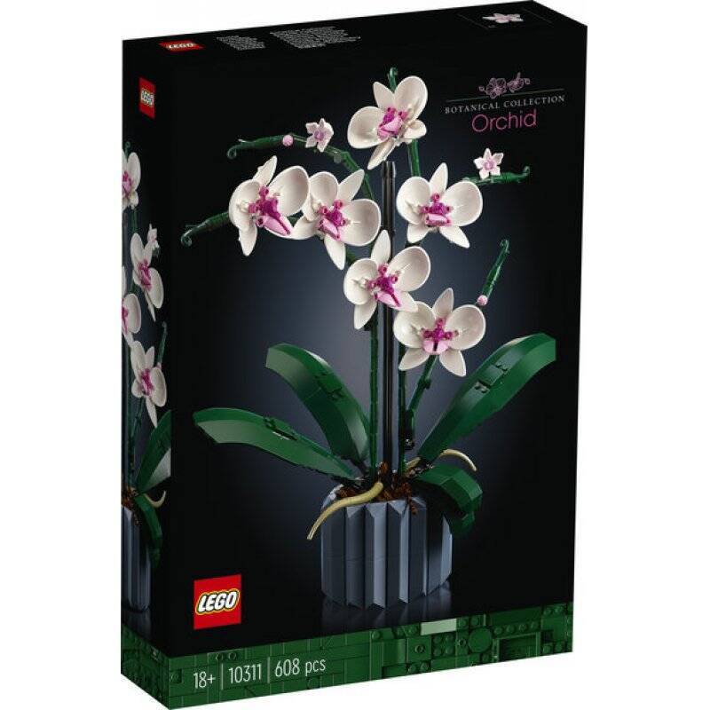 LEGO 10311 Icons L’Orchidée Plantes avec Fleurs Artificielles d'Intérieur pour Décoration de Maison