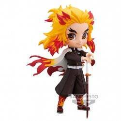 KIMETSU NO YAIBA - Kyojiro Rengoku - Figurine Q Posket Ver.A 14cm