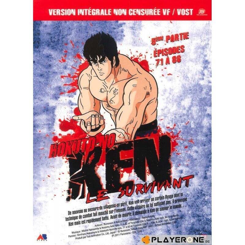 KEN Le Survivant - Coffret 5/6 - Episodes 71 à 86 (4DVD) Non Censurée