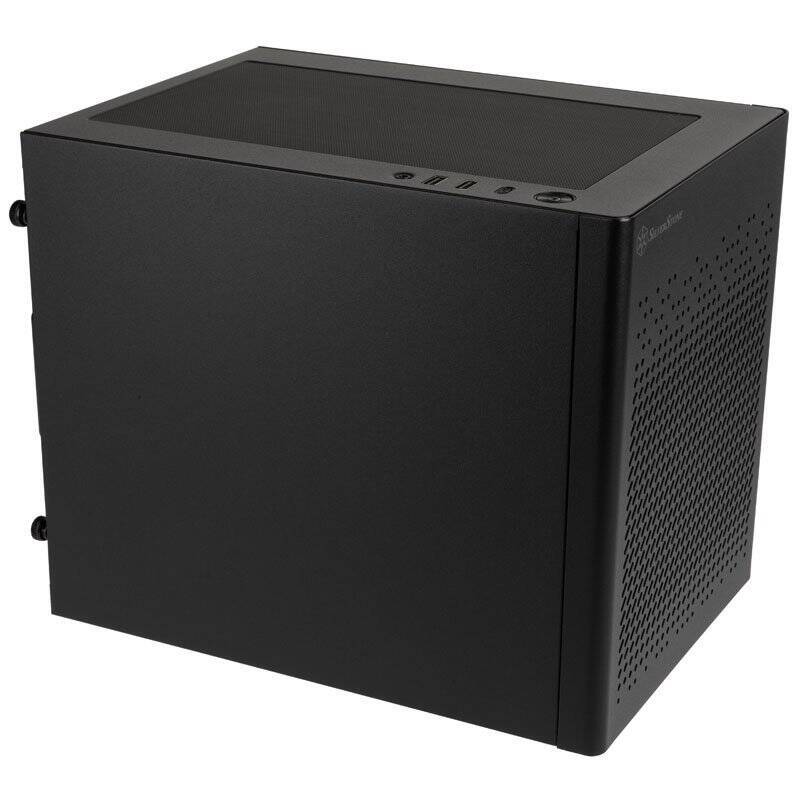 Silverstone SST-SG16B Mini-ITX Gehäuse - schwarz