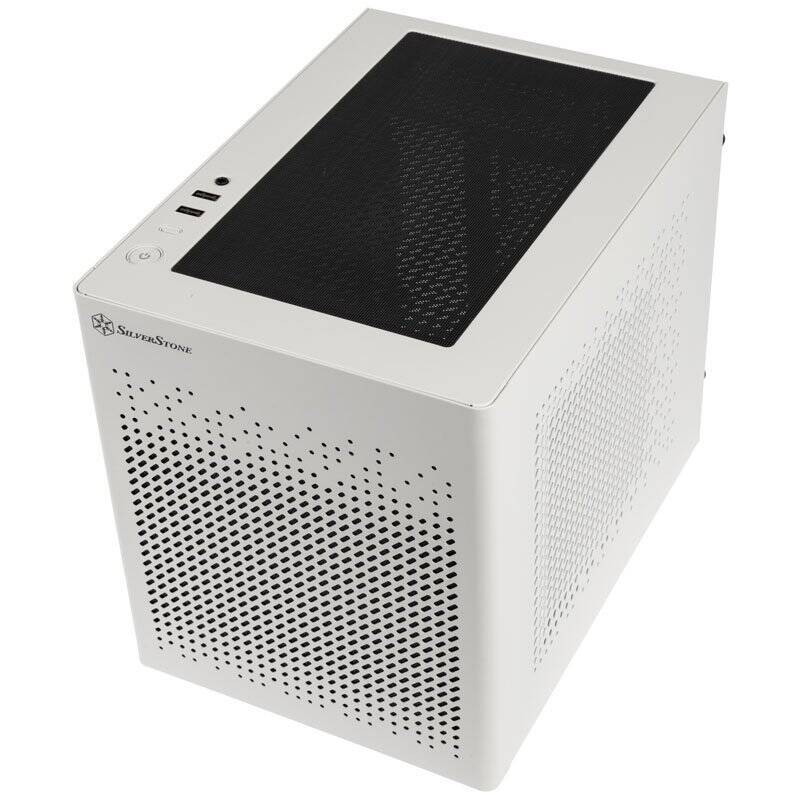 Silverstone SST-SG16W Mini-ITX Gehäuse - weiß