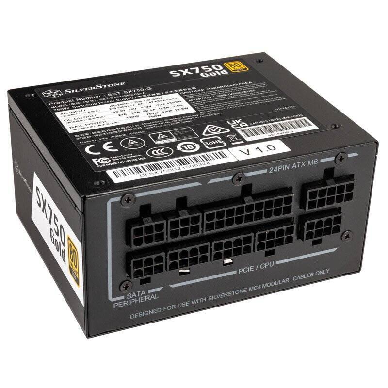 Silverstone SST-SX750-G 80 PLUS Gold, modular - 750 Watt