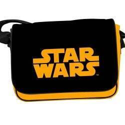 STAR WARS - Messenger Bag W/Flap - ORANGE LOGO