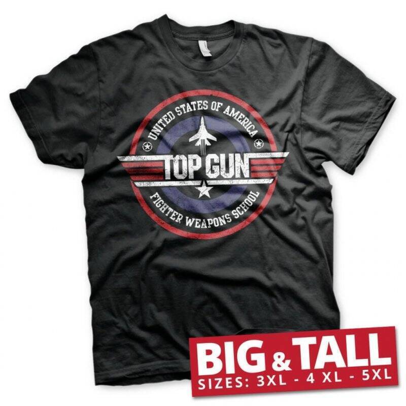TOP GUN - T-Shirt Big & Tall - Fighter Weapons School (4XL)