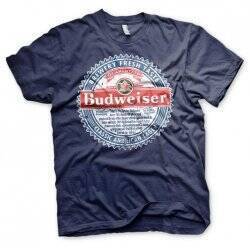 BEER - Budweiser American Lager - T-Shirt - (S)