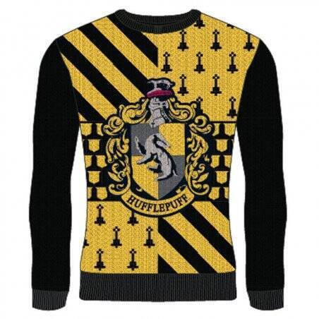 HARRY POTTER - Hufflepuff - Pull de Noël (XL)