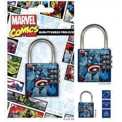 MARVEL - Cadenas avec code - Captain America