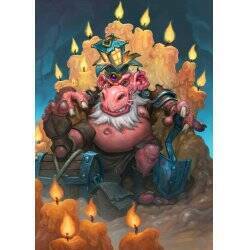 HEARTHSTONE - Magnetic Metal Poster 31x21 - King Togwaggle