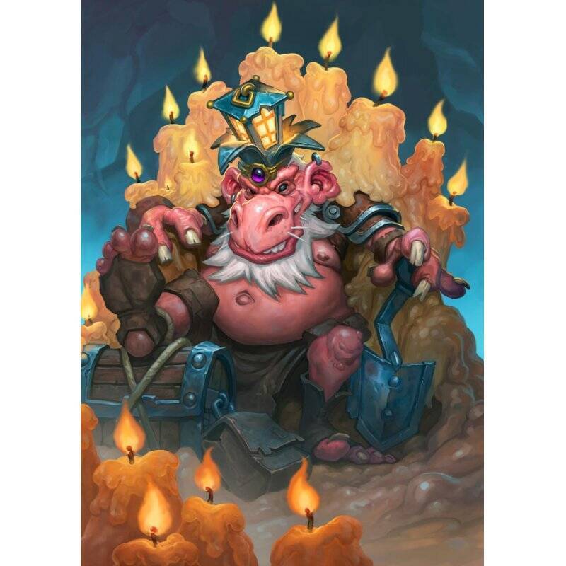 HEARTHSTONE - Magnetic Metal Poster 31x21 - King Togwaggle