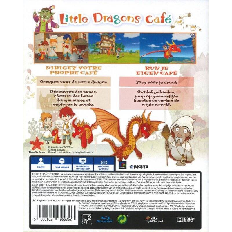 Aksys Games Little Dragons Café