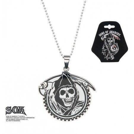 SONS OF ANARCHY - Grim Reaper Geard with Gunsickle Pendants with Chain