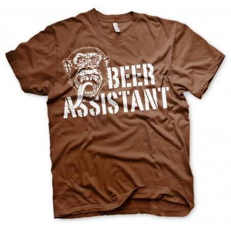 GAS MONKEY - T-Shirt Beer Assistant - Brown (12 Years)
