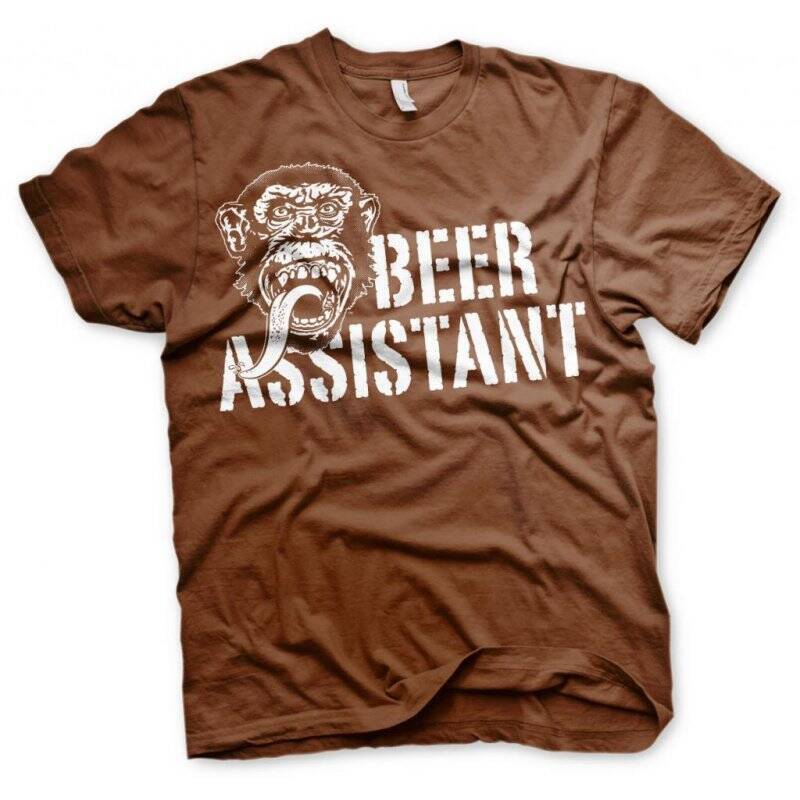 GAS MONKEY - T-Shirt Beer Assistant - Brown (12 Years)
