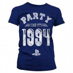 PLAYSTATION - T-Shirt Party Like It's 1994 - GIRL Navy (S)