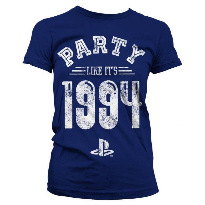 PLAYSTATION - T-Shirt Party Like It's 1994 - GIRL Navy (S)