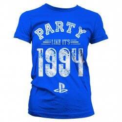 PLAYSTATION - T-Shirt Party Like It's 1994 - GIRL Blue (S)