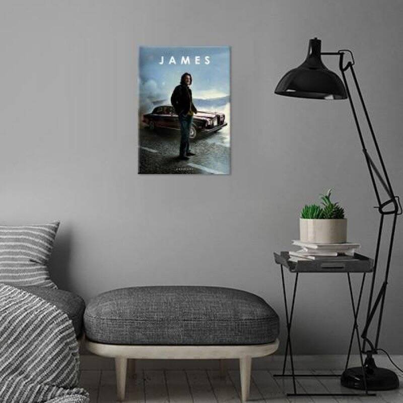 CAR LEGEND - Magnetic Metal Poster 45X32 - James