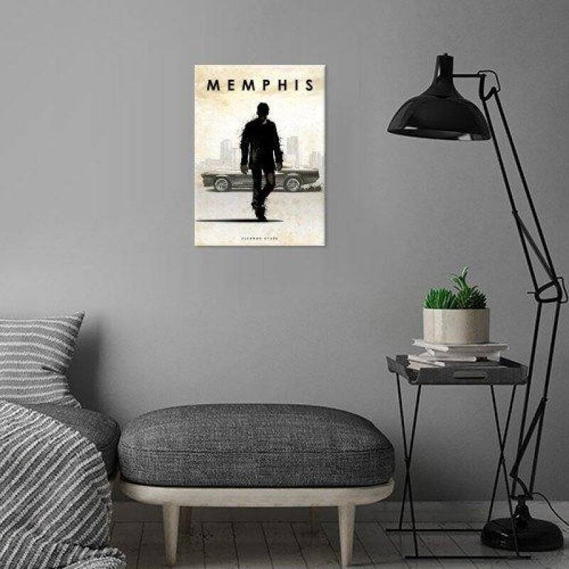CAR LEGEND - Magnetic Metal Poster 45X32 - Memphis