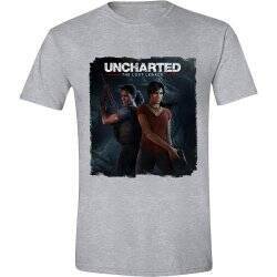 UNCHARTED - T-Shirt The Lost Legacy Cover - Grey (S)
