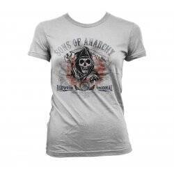 SONS OF ANARCHY - T-Shirt Distressed Flag - GIRL (XXL)