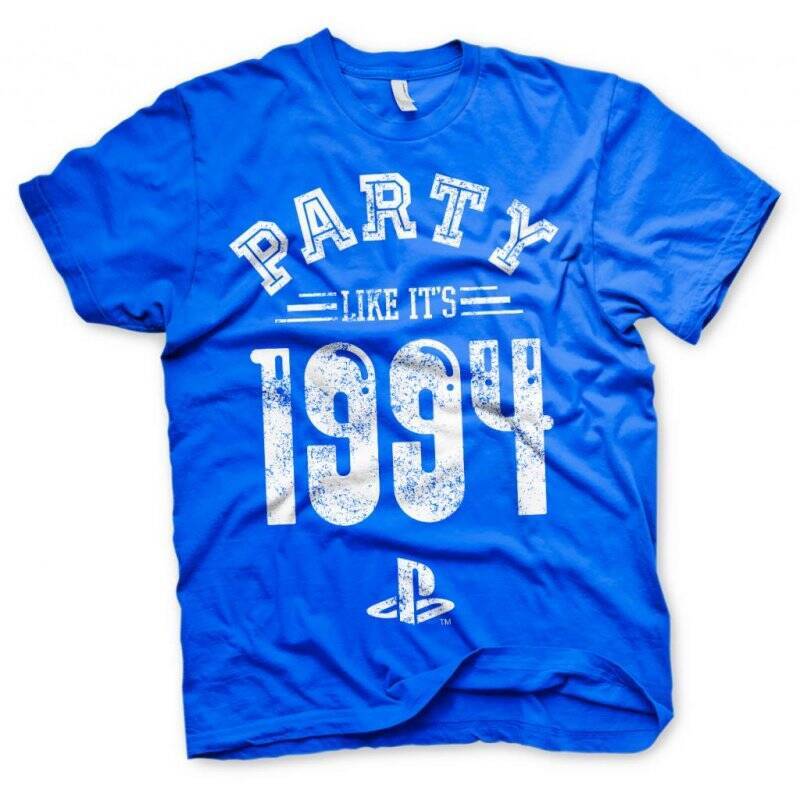 PLAYSTATION - T-Shirt Party Like It's 1994 - BLUE (S)