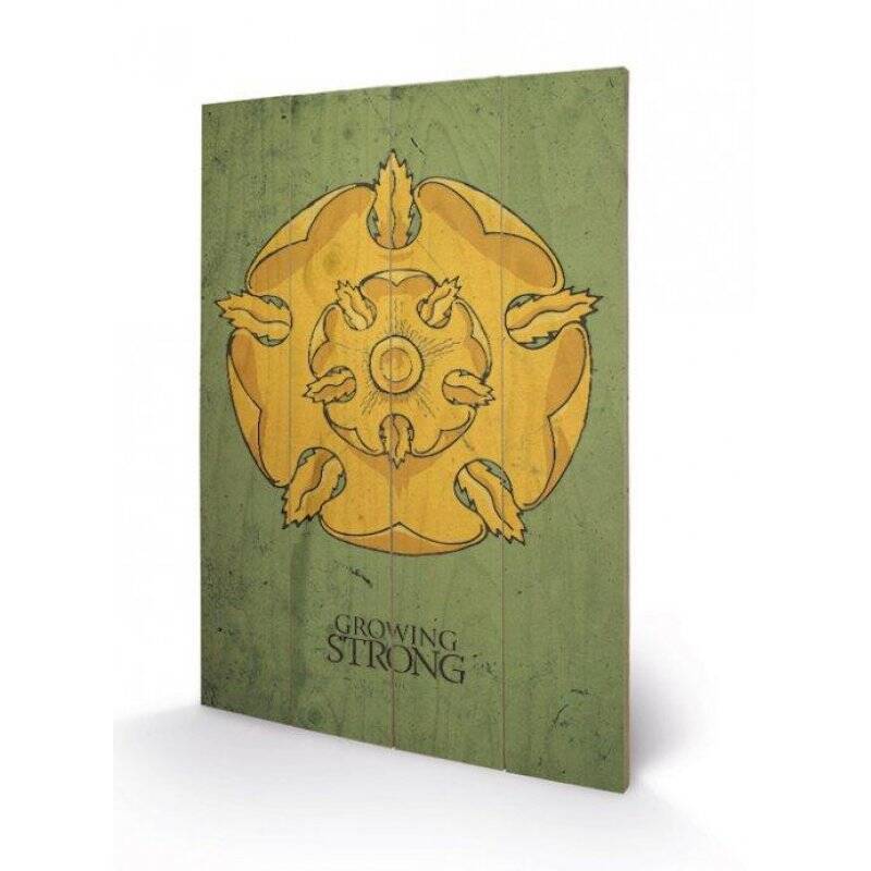 GAME OF THRONES - Tyrell - Impression sur bois 40x59cm