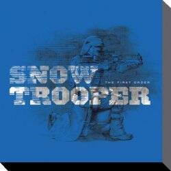 STAR WARS - Canvas 40X40 '38mm' - Episode VII - Snowtrooper Blue