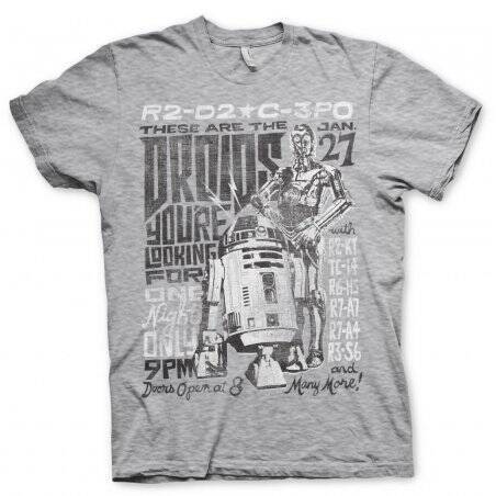 STAR WARS 7 - T-Shirt Droids Night (XL)