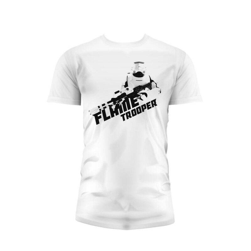 STAR WARS 7 - T-Shirt Flame Trooper - White (L)