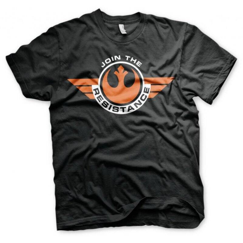 STAR WARS 7 - T-Shirt Join The Resistance Black (S)