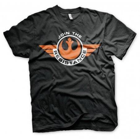 STAR WARS 7 - T-Shirt Join The Resistance Black (S)