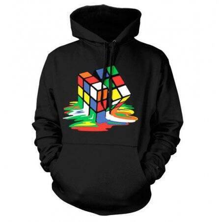 RUBIK'S - Sweatshirt Melting Rubik's - Cube - Black (XXL)