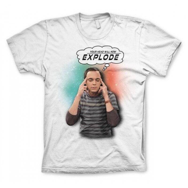 THE BIG BANG - T-Shirt Sheldon Your Head Will Now ... - White (S)