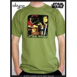 STAR WARS - T-Shirt Pop Art - Green (S)