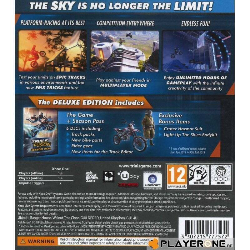 Trials Fusion Deluxe Edition