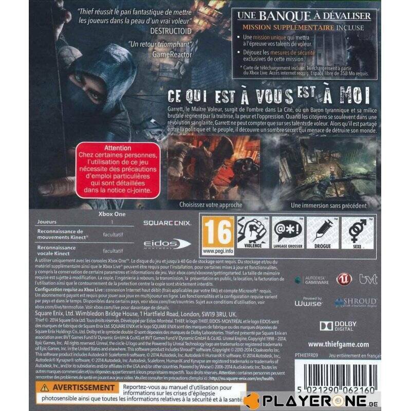 Square Enix Thief - Day One Edtion German, English, Spanish, French, Italian Xbox One