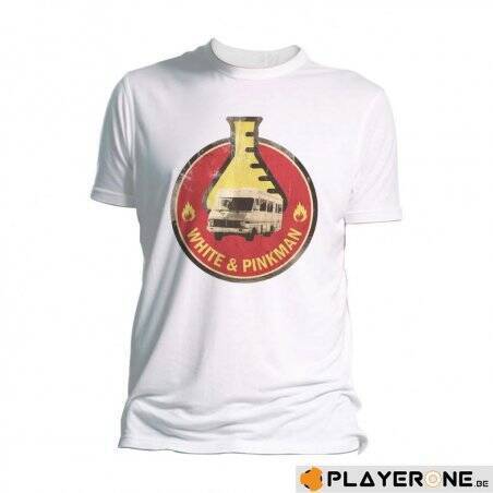 BREAKING BAD - T-Shirt White and Pinkman White (XXL)