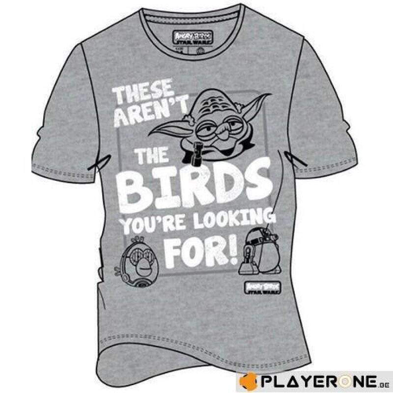 ANGRY BIRDS compatible - T-Shirt Star Wars These Aren't The Birds (S)