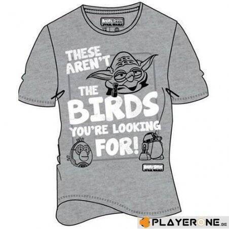 ANGRY BIRDS compatible - T-Shirt Star Wars These Aren't The Birds (S)