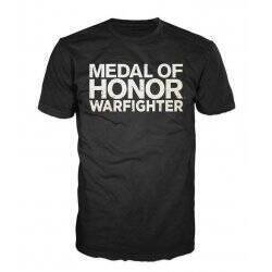 MEDAL OF HONOR WARFIGHTER  - T-Shirt Black - LOGO (S)