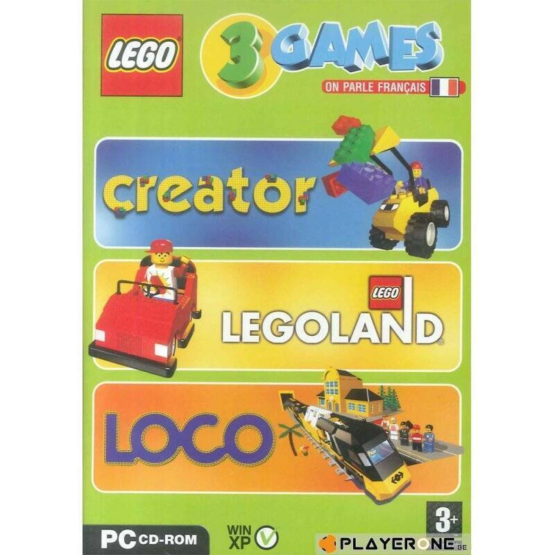 Coffret LEGO : 3 Jeux Creator + Legoland + Loco