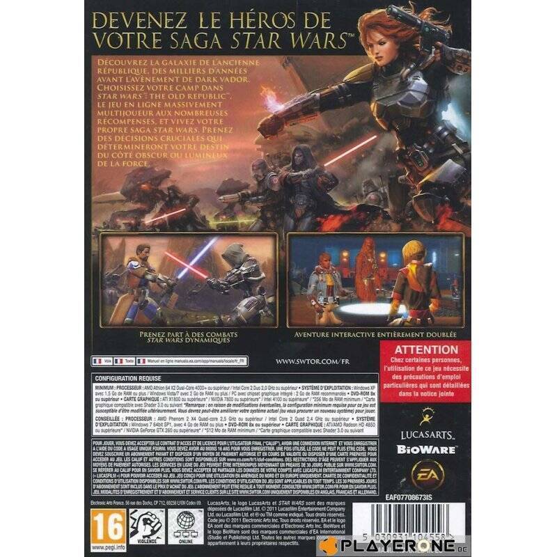 Electronic Arts Star Wars : The Old Republic Standard PC