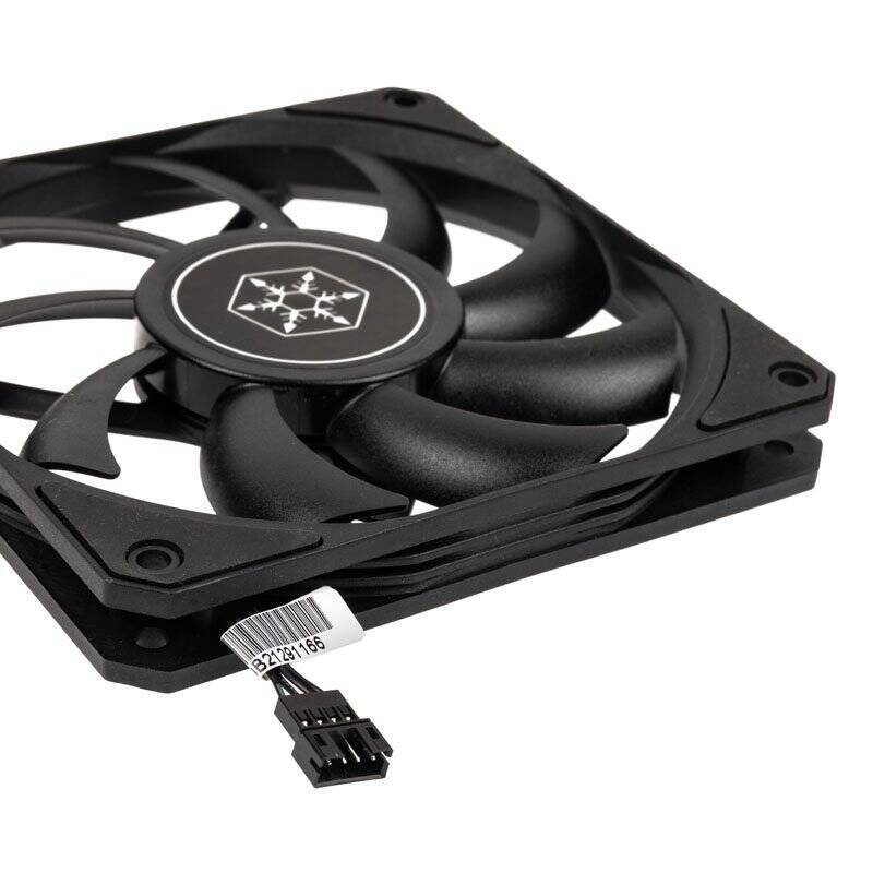 Silverstone SST-AS120B, Lüfter - 120mm