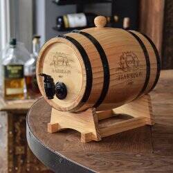 Wooden Barral Dispenser