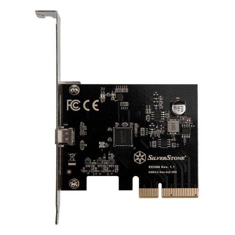 Silverstone ECU06, USB-Typ-C 3.2 Gen 2x2 Schnittstellenkarte - PCIe