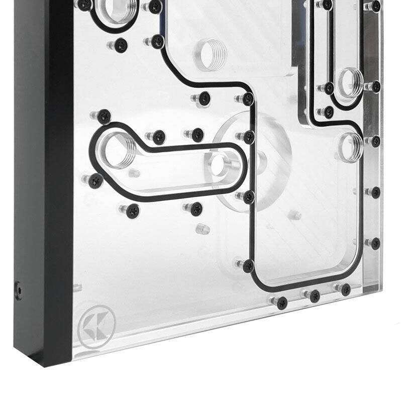 STOCK1 - Stealkey Customs Lian Li O11D Mini MK1 Distroplate DDC - Acryl