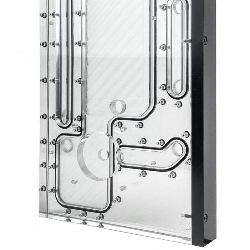 STOCK1 - Stealkey Customs Lian Li O11D Mini MK1 Distroplate DDC - Acryl