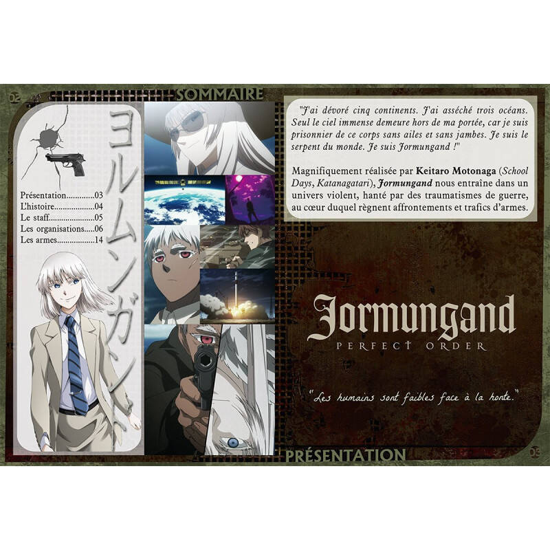 JORMUNGAND - Intégrale Saison 2 - Coffret Blu-Ray + Livret - Ed Saphir