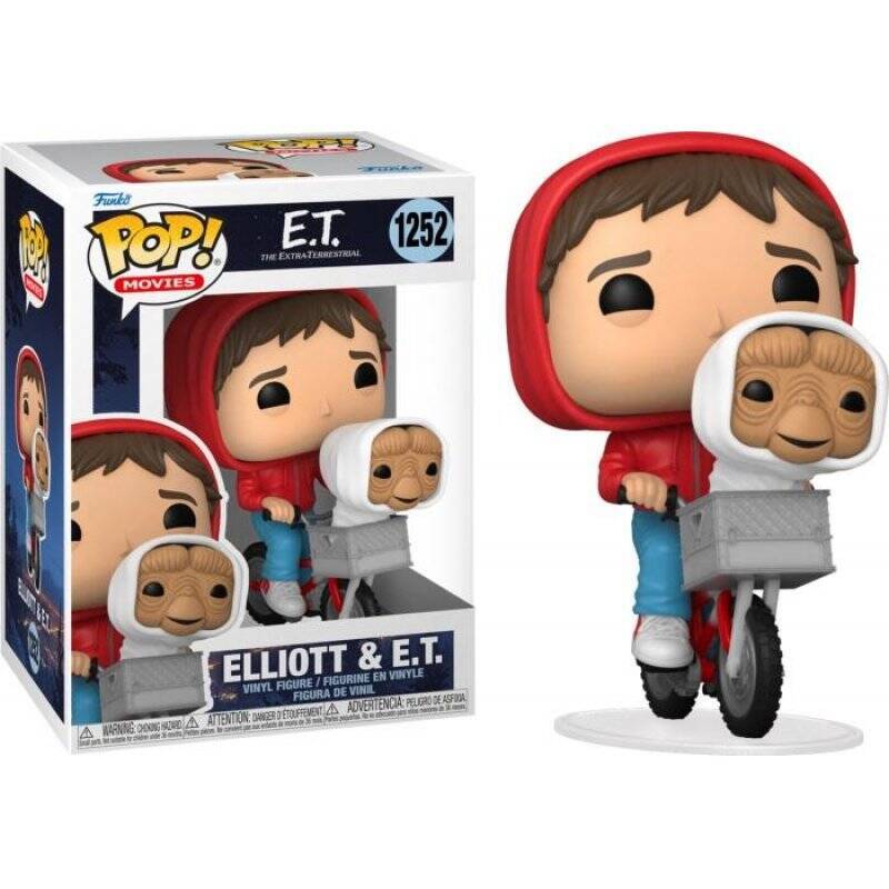 ET 40Th Anniversary - POP N° 1252 - Elliot w/ET in Bike Basket