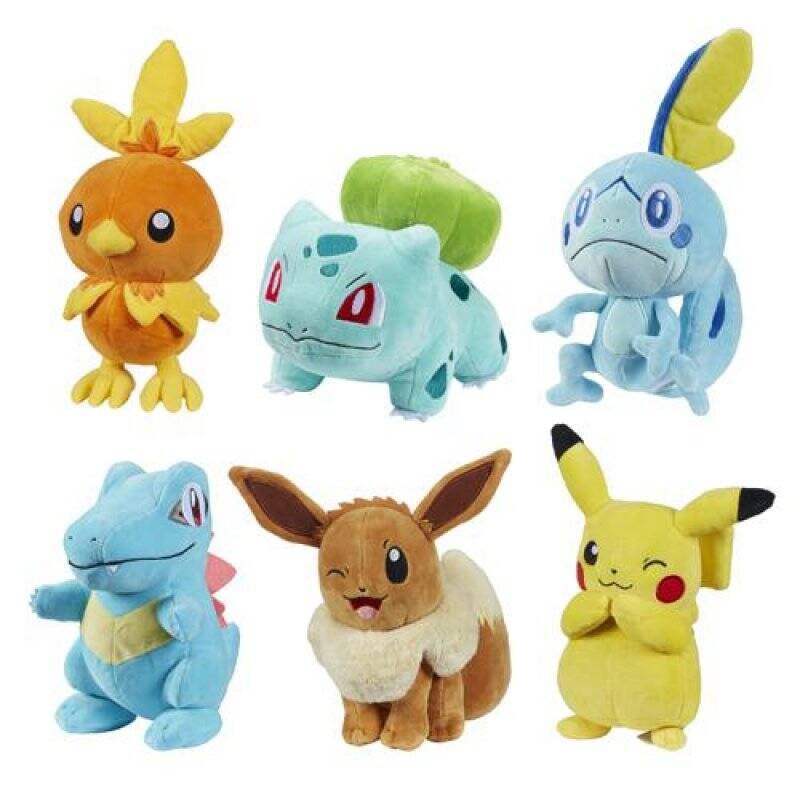 POKEMON - Peluche 20 cm Wave 11 - Display 6 Pcs